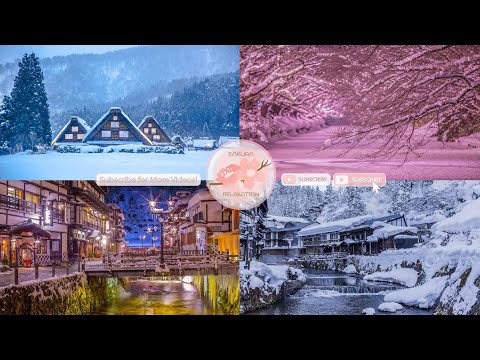 Japanese Snow Relaxation Photos EP60 | Relaxing Music • 美しいリラックスミュージック • ヨガ瞑想リラクゼーション • 美しい音色 ピアノ